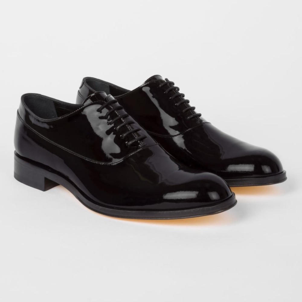 Paul Smith Men's Patent Leather 'Noam' Oxfords